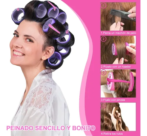 Tubos Para Cabello, Juego De 35 Rulos Para Cabello, 3 I