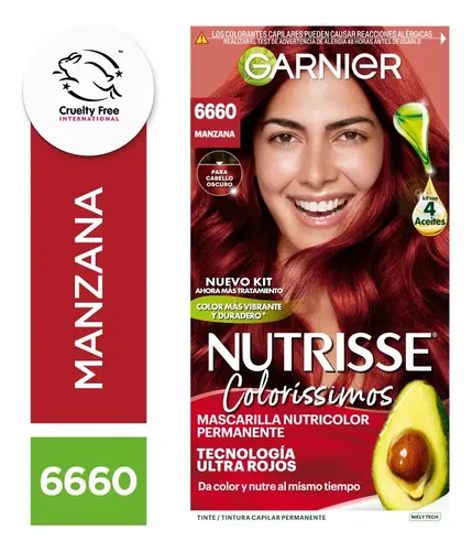 Tintura Permanente Nutrisse Coloríssimos Garnier