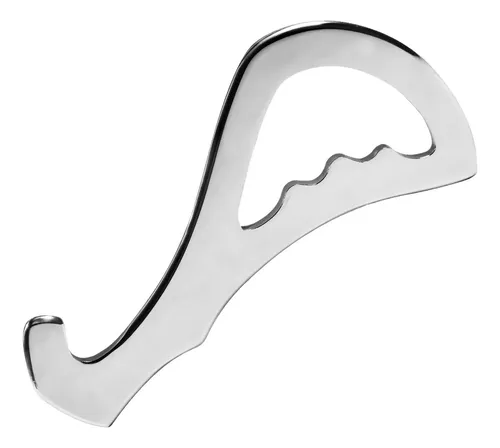Herramienta De Masaje Raspador Gua Sha De Acero Inoxidable I