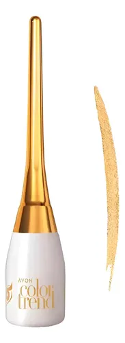 Delineador Liquido Color Trend Dorado 3ml Avon