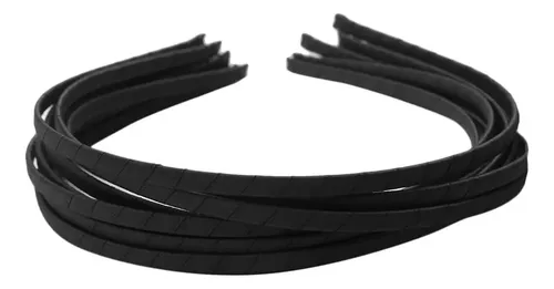 10 Diademas De Caballero Simples Negras