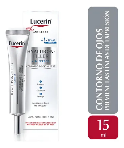 Eucerin Hyaluron Filler Contorno Ojos Rellena Arrugas 15ml