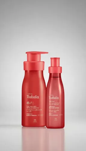 Kit Natura Tododia Fresa y Vainilla: Hidratante Corporal y Body Splash