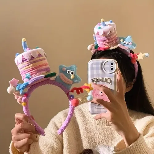 Pinza Diadema Pelo Varita Retorcida Estilo Pastel Para Mujer