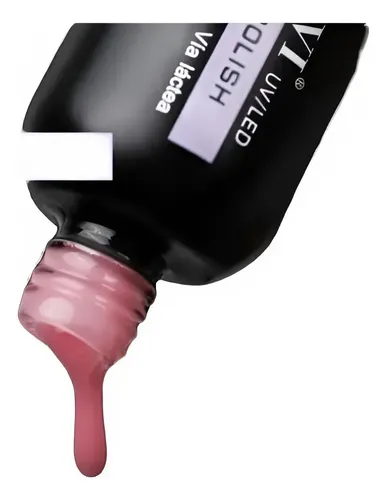 Esmalte Semipermanente Via Lactea Rosa Navi 10ml Gel Polish Color 002
