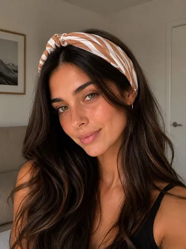 Vincha Tiara Satén Para El Pelo Antifrizz Suave Animal Print