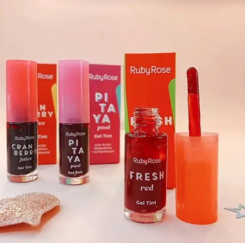 Gel Tint Ruby Rose Tinta Labial Hialuronico D-phantenol Color Summer Coral