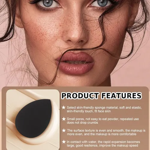 Esponja De Maquillaje Black Beauty 100 Gotas