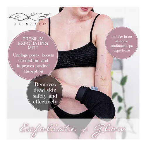 Manopla Exfoliante Prémium Para Cuerpo 2 Piezas Viscosa Vega
