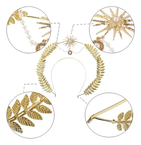 Diadema Sun Goddess Crown Para Mujer