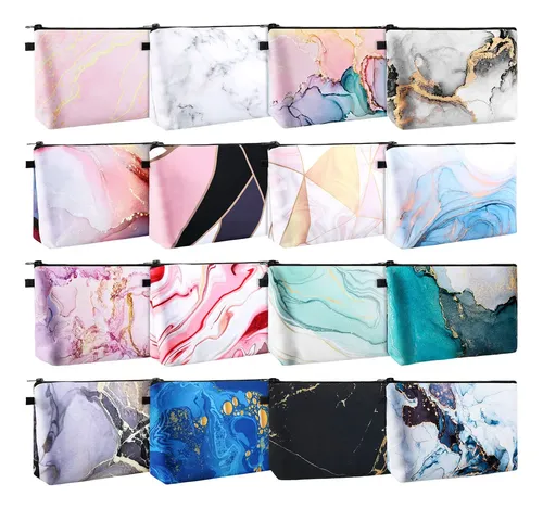 Bolsas De Maquillaje Dunzy Waterproof Cosmetic Bulk, 16 Unid