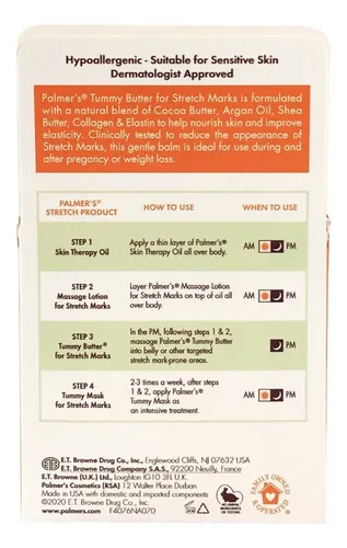 Crema Palmers Manteca De Cacao Y Mantequilla Para Estrías