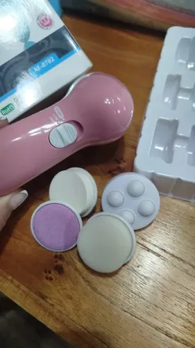 Cepillo Facial Eléctrico 5 En 1 Masajeador Exfoliante Pilas