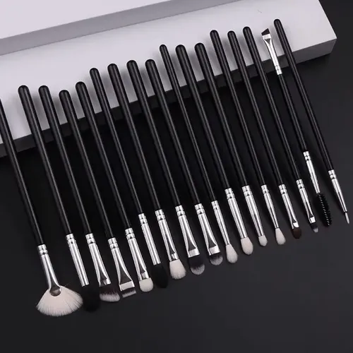 Brochas De Maquillaje 12 Piezas Con Estuche