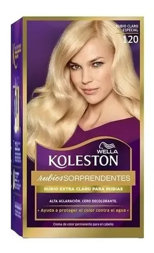 Tintura Permanente Koleston Wella 120 Rubio Claro Especial para Cabello