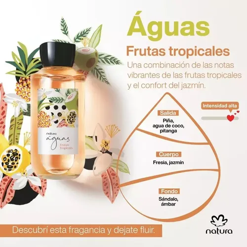 Aguas De Colonia Frutas Tropiales Femenina Natura Vegano