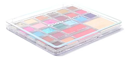 Sombras Para Ojos Rubor E Iluminador Skora Glow Vibes 39612 Color Variedad De Colores