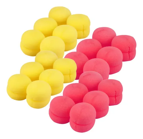 4 Juegos De Bolas De Esponja Rizadoras De Pelo, Creativas, P