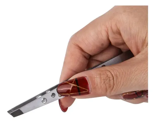 Pinza Para Cejas Inclinada Para Depilación De Vello