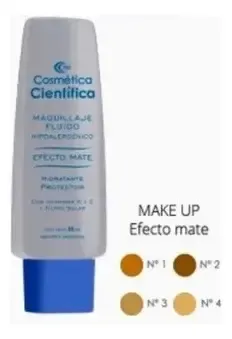 Cosmetica Cientifica Maquillaje Fluido Efecto Mate Hipoalarg