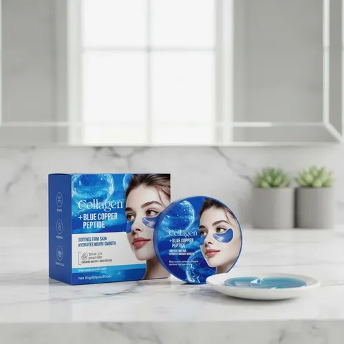 Parche De Colágeno Para Ojeras Blue Peptide 30 Pares