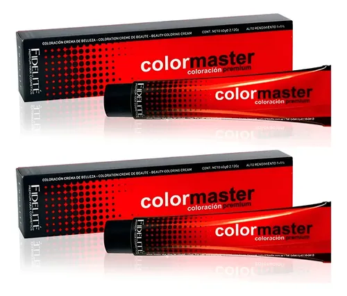 Tintura Cabello Colormaster Fidelite Profesional 60g X 2