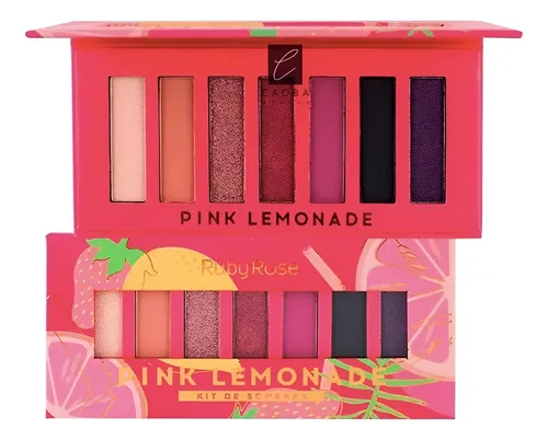 Paleta De Sombras 7 Tonos Pink Lemonade Ruby Rose Original