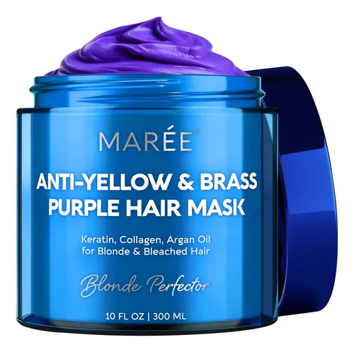 Mascarilla Capilar Maree Morada Matizadora Anti Amarillo Par