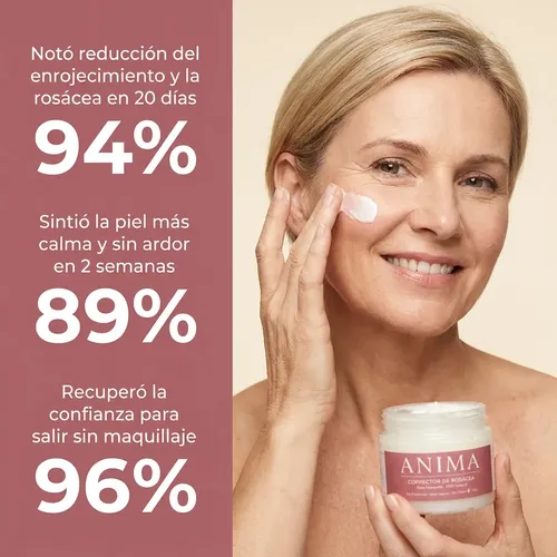 Anima Crema Natural Correctora Rosácea Y Acné 110g