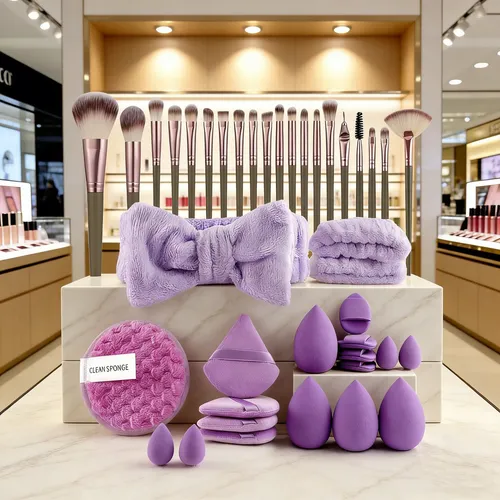 Brochas De Maquillaje Unifox Profesionales 40 Piezas