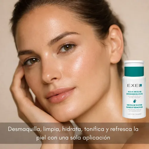 Exel Agua Micelar Desmaquillante Aloe Vera Humectante 150ml