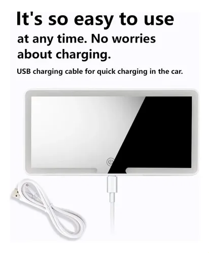 Espejo Cosmético Led Para Coche S Comforts Touch Operation