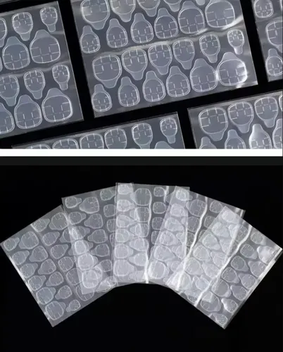 Sticker Adhesivo Pegamento X5 Planchas Para Uñas Postizas