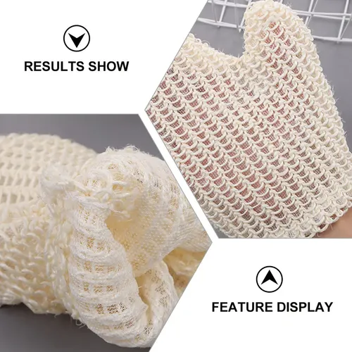 Guantes De Ducha Y Baño, 4 Unidades, Mitones De Baño Exfolia