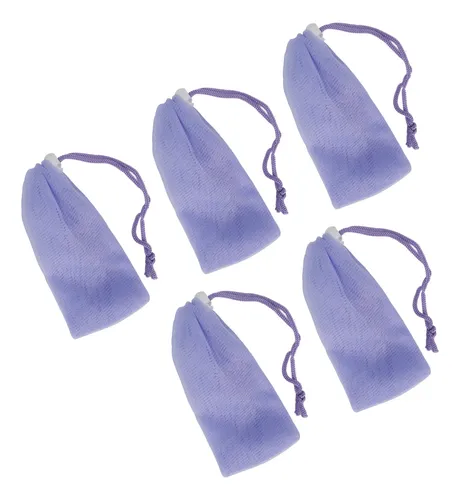 Soap Foaming Net, 5 Unidades, Bolsa Protectora De Malla Con