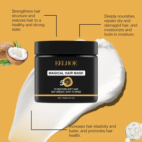 La Mascarilla Capilar Eelhoe Para Cabello Seco Y Dañado  La