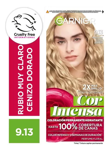 Kit Tintura Permanente Cor Intensa 9.13 Garnier