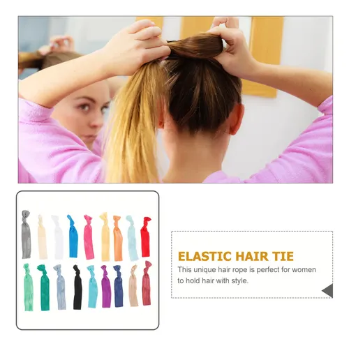 100 Cintas Elásticas Para El Pelo, Soportes Para Coletas, Ba
