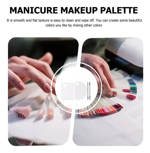 Paleta De Maquillaje Con Bandeja Acrílica Transparente
