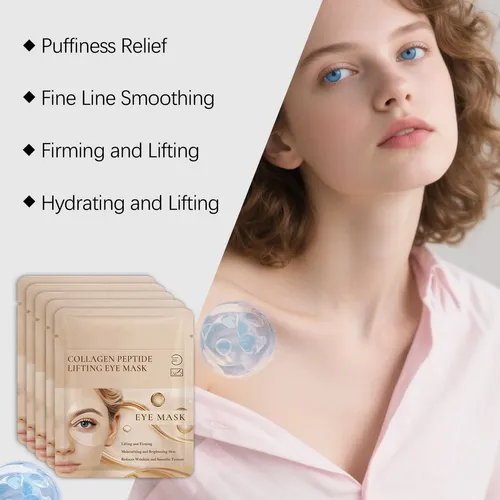 Mascarilla Para Ojos Bio Collagen Peptide Con Vitamina C, 5