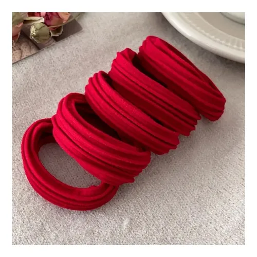 Accesorios Para El Cabello Rojos, Gruesos Y Resistentes