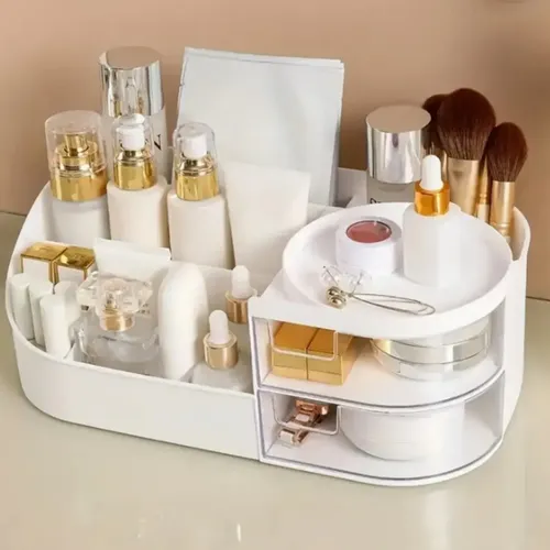 Organizador Porta Cosmeticos Plastico Crema Divisiones