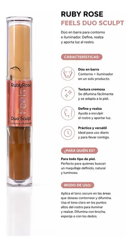 Kit Maquillaje Completo 5 Piezas Labios Ojos Rostro
