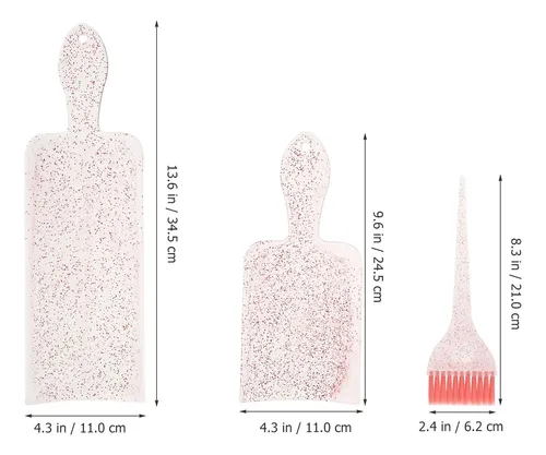 Set De Paletas Para Teñir Cabello Kit De Resaltado Cepillo P