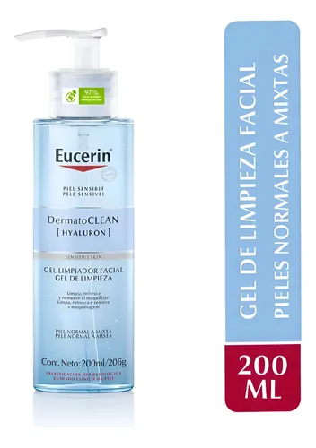 Gel De Limpieza Eucerin Facial Dermatoclean Hyaluron 200ml