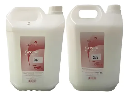 Agua Oxigenada En Crema X2u Vol 20 Y Vol 30 Maggie De 5lts