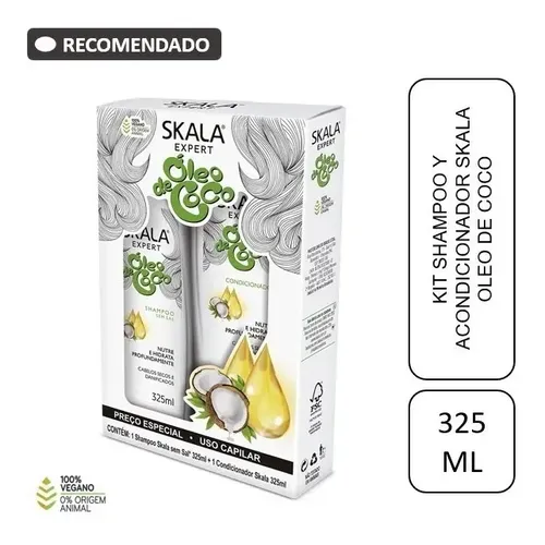 Kit Shampoo + Acondicionador Skala Coco