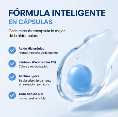 Dcvvdxcreme Crema Hidratante De Cápsulas Con Ácido Hialuróni
