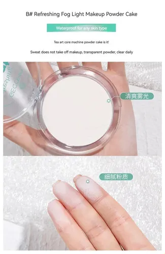 Polvo Compacto Mate Control Grasa Larga Duracion Facial