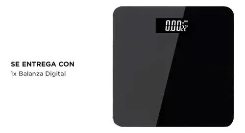 Balanza Digital Gadnic De Baño Maximo 180kg Plato De Vidrio